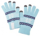Фото Сенсорные перчатки Snowflake c Вашим логотипом на заказ.