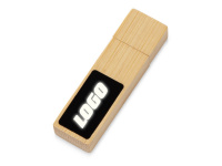 картинка USB 2.0- флешка на 32 Гб c подсветкой логотипа Bamboo LED от магазина PapriQ