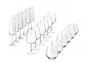 Картинка Подарочный набор бокалов для игристых и тихих вин Vivino, 18 шт. с печатью логотипа