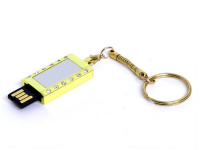 картинка USB 2.0- флешка на 64 Гб Кулон с кристаллами и мини чипом от магазина PapriQ