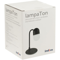 картинка Лампа с колонкой и беспроводной зарядкой lampaTon от магазина PapriQ