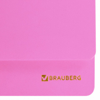 картинка Планинг настольный недатированный (305x140 мм) BRAUBERG "Select", балакрон, 60 л., розовый, 111697 в разных цветах с печатью логотипа.