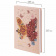 картинка Ежедневник недатированный А5 (145х215 мм), ламинированная обложка с фольгой, 128 л., STAFF, "Butterfly", 113524 в разных цветах с печатью логотипа.