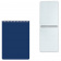 картинка Блокнот А5 145х212 мм, 60 л., гребень, лакированная обложка, клетка, HATBER, "Синий", 60Б5В1гр, B194072 в разных цветах с печатью логотипа.